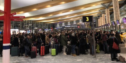 image: Juletrafikk: Slik så det ut på Gardermoen klokka 07.30